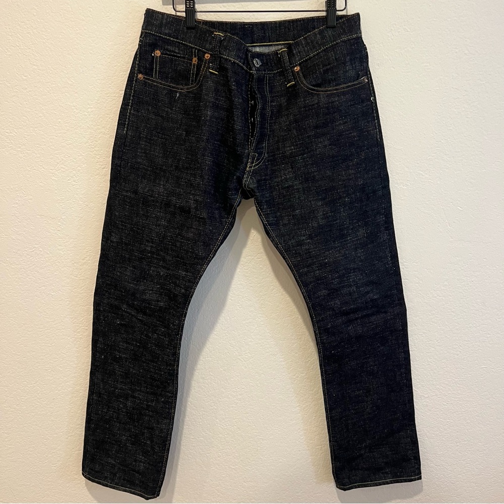 Self Edge Strike Gold Wavy Standard Denim Jeans 34/30